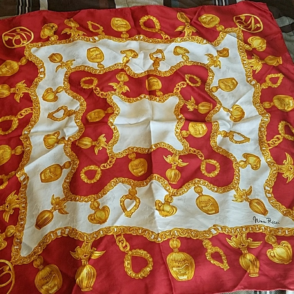 Nina Ricci silk scarf
